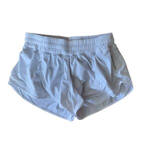 LULULEMON Hotty Hot Shorts Lined White 6